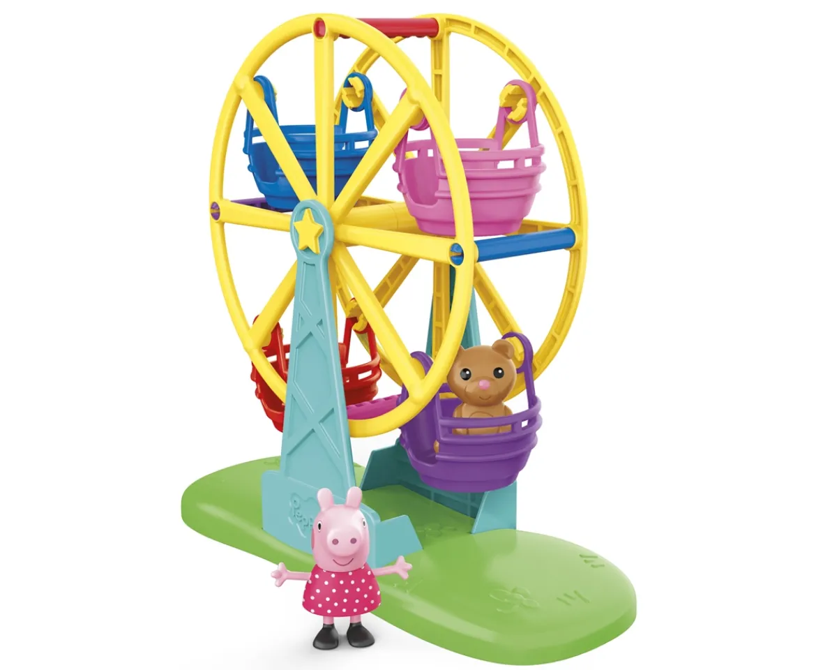 Ken Black Peppa Pig Adventures Ferris Wheel Playset| Preschool & Electronic Learning