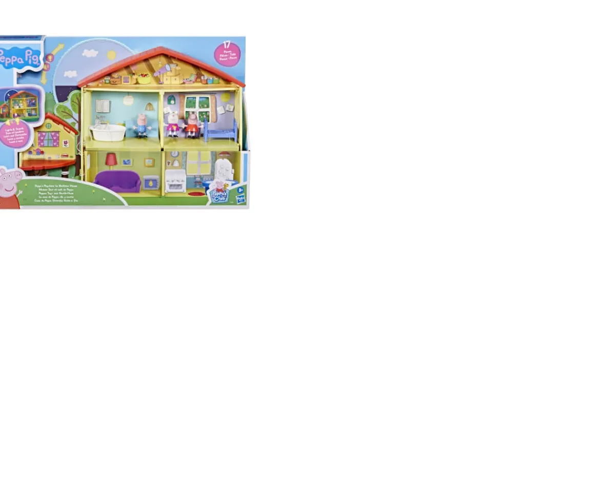 Ken Black Peppa Pig Adventures Playtime to Bedtime House Toy| Preschool & Electronic Learning