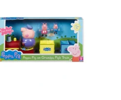 Ken Black Peppa Pig Grandpa's Train and Carriage Set| Preschool & Electronic Learning