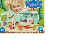 Ken Black Peppa Pig Peppa's Caravan Playset with 3 Figures| Preschool & Electronic Learning