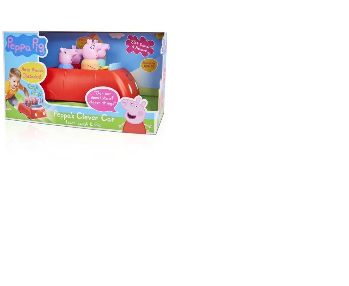 Ken Black Peppa Pig Peppa’s Clever Car with Lights and Sounds| Preschool & Electronic Learning