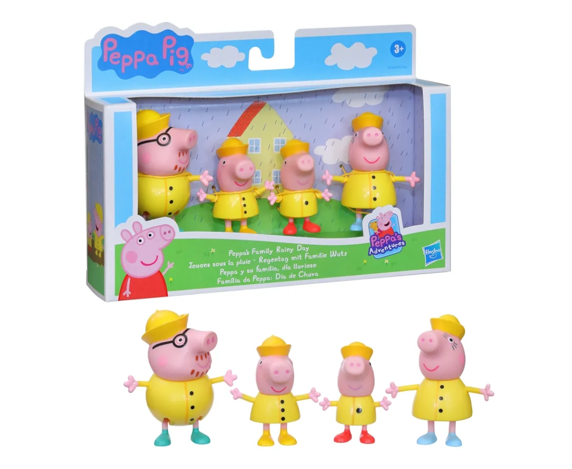 Ken Black Peppa Pig Peppa's Family 4 Pack Assortment| Preschool & Electronic Learning