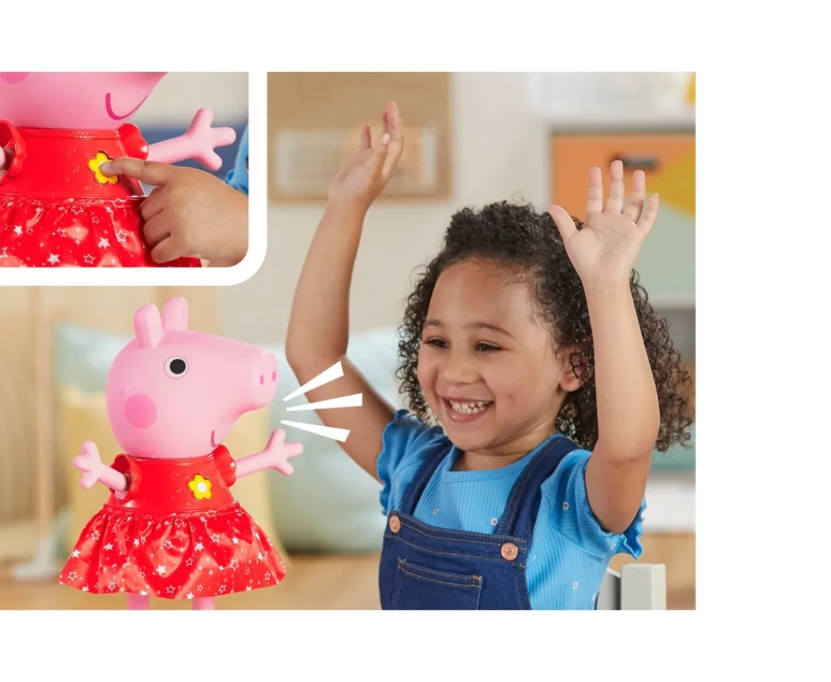 Ken Black Peppa Pig Peppa's Muddy Puddles Party Doll| Preschool & Electronic Learning