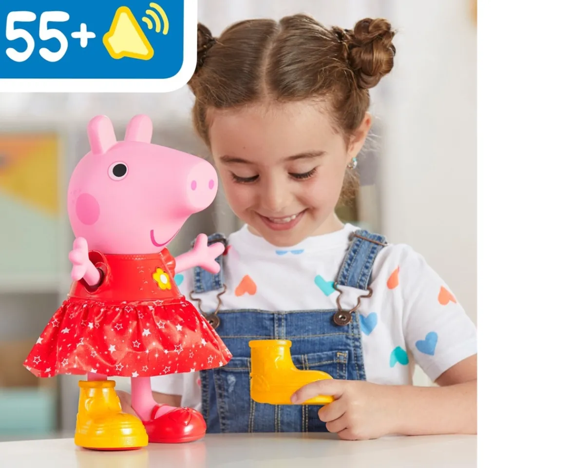 Ken Black Peppa Pig Peppa's Muddy Puddles Party Doll| Preschool & Electronic Learning