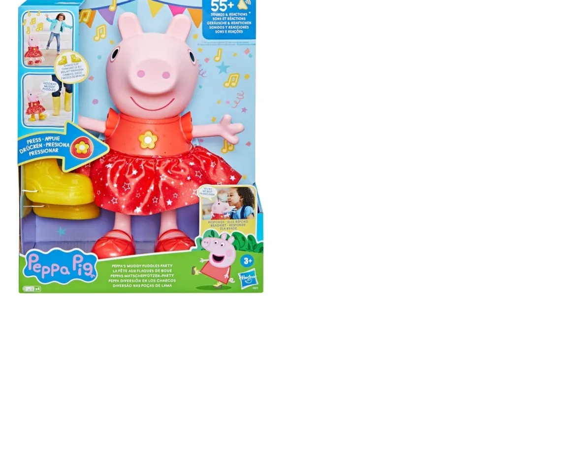 Ken Black Peppa Pig Peppa's Muddy Puddles Party Doll| Preschool & Electronic Learning