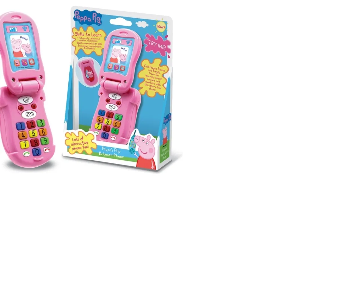 Ken Black Peppa Pig's Flip and Learn Phone| Preschool & Electronic Learning