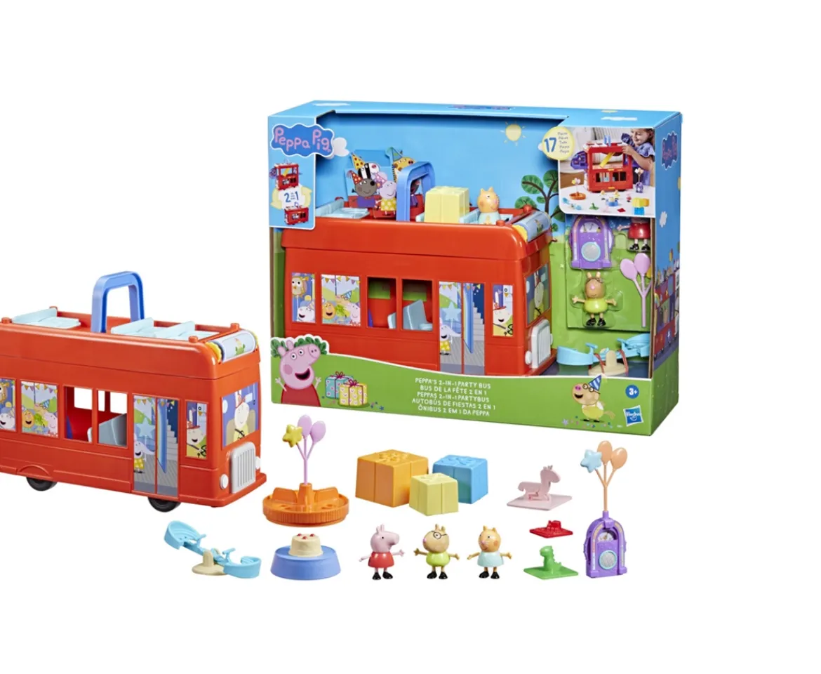 Ken Black Peppas 2 In 1 Party Bus| Preschool & Electronic Learning