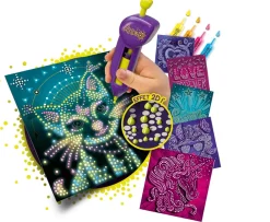 Ken Black Pixelo Phospho 2D Glow in the Dark Art Set| Art & Crafts