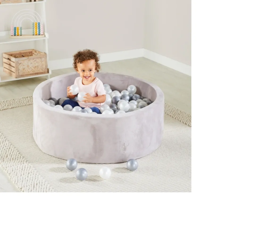 Ken Black Play Factory Foam Ball Pit with 120 balls| Preschool & Electronic Learning