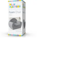 Ken Black Play Factory Foam Chair in Grey| Preschool & Electronic Learning