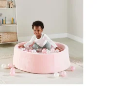 Ken Black Play Factory Pink Foam Ball Pit with 120 Balls| Preschool & Electronic Learning