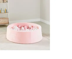 Ken Black Play Factory Pink Foam Ball Pit with 120 Balls| Preschool & Electronic Learning