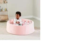 Ken Black Play Factory Pink Foam Ball Pit with 120 Balls| Preschool & Electronic Learning