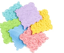 Ken Black Play Factory Sensory Puzzle Massage Mat| Preschool & Electronic Learning