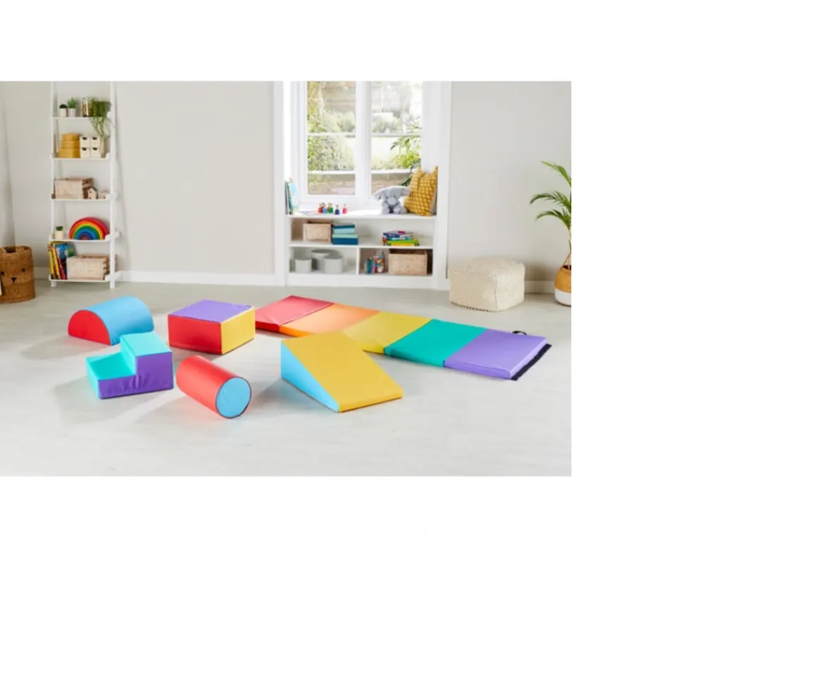 Ken Black Play Factory Soft Play Folding Mat| Preschool & Electronic Learning