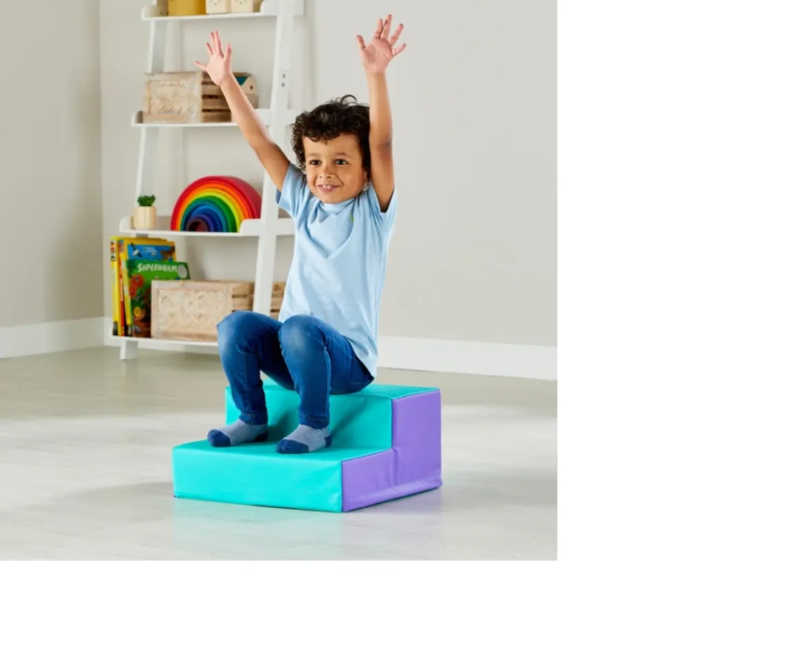 Ken Black Play Factory Soft Play Stairs| Preschool & Electronic Learning