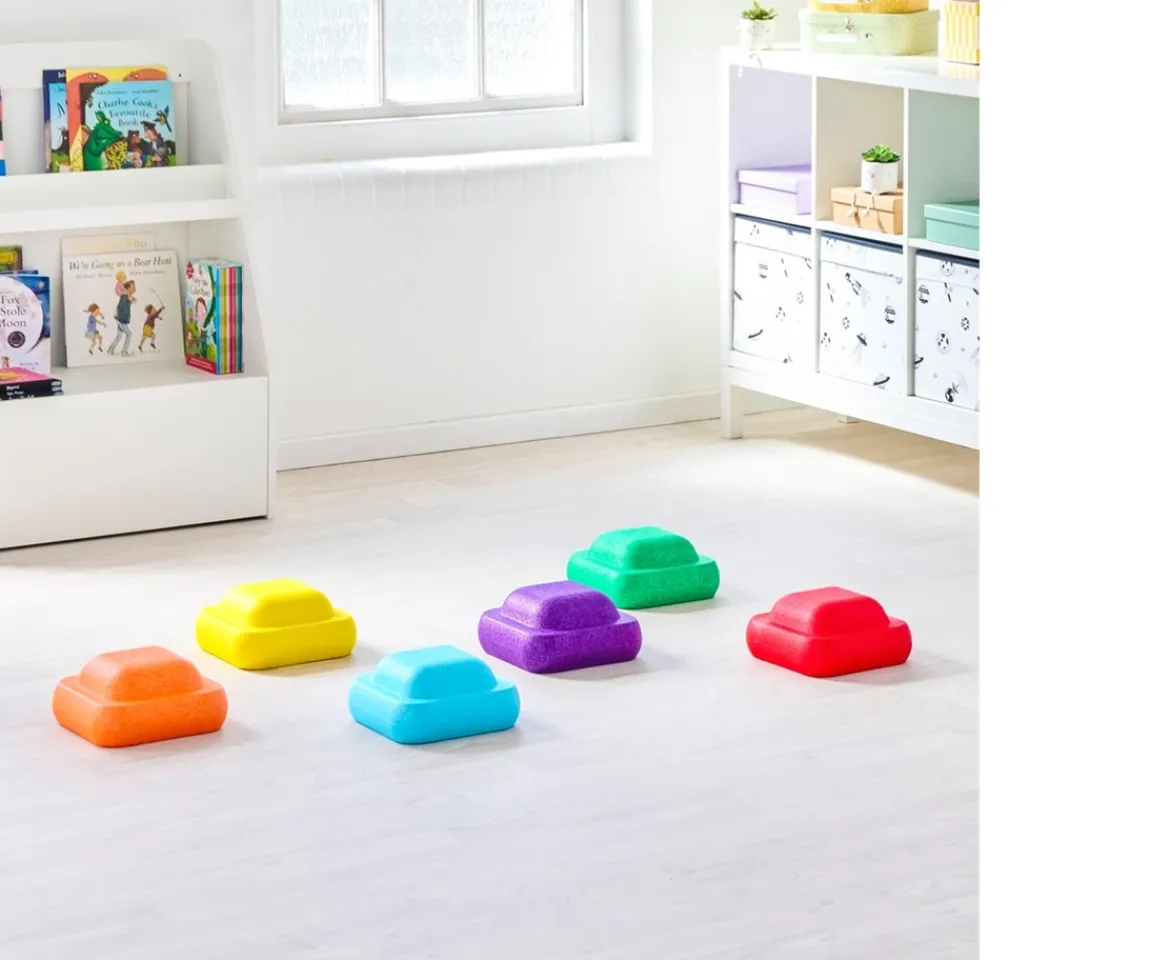 Ken Black Play Factory Stepping Stones 6 Pack| Preschool & Electronic Learning