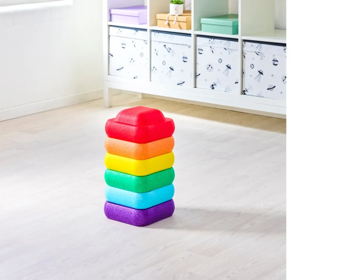 Ken Black Play Factory Stepping Stones 6 Pack| Preschool & Electronic Learning