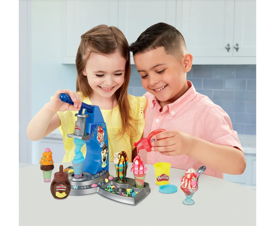 Ken Black Play-Doh Kitchen Creations Drizzy Ice Cream Playset| Art & Crafts