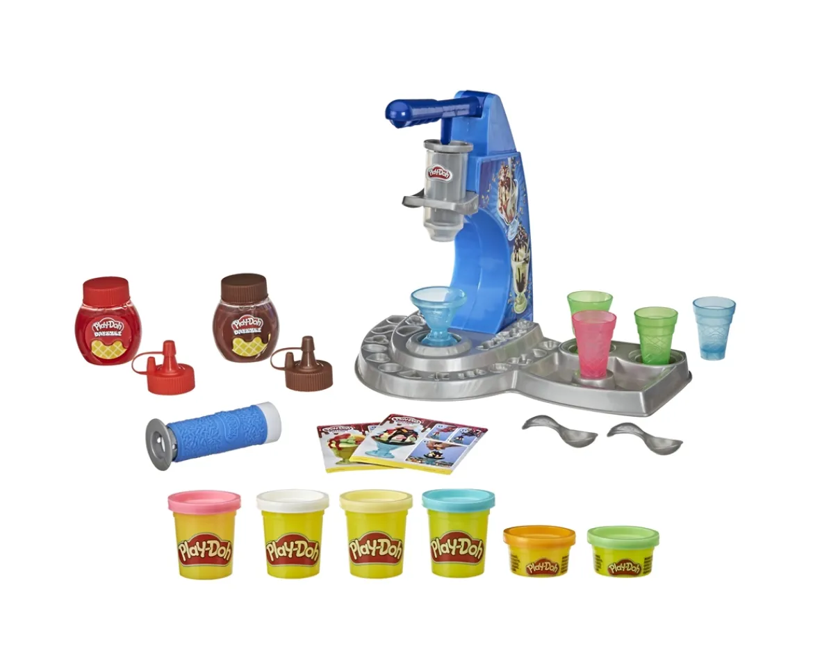 Ken Black Play-Doh Kitchen Creations Drizzy Ice Cream Playset| Art & Crafts