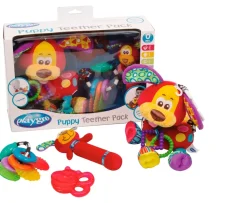 Ken Black Playgro Puppy Teether Pack Newborn Gift Set| Toys & Gifts|Baby Play