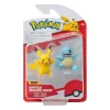 Ken Black Pokémon Battle Figure First Partner 2 Pack - 5cm Squirtle and Pikachu Battle Figures with Authentic| Trading Cards & Collectibles