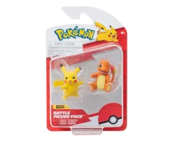 Ken Black Pokémon Battle Figure First Partner 2 Pack - 5cm Charmander and Pikachu Battle Figures with Authenti| Trading Cards & Collectibles