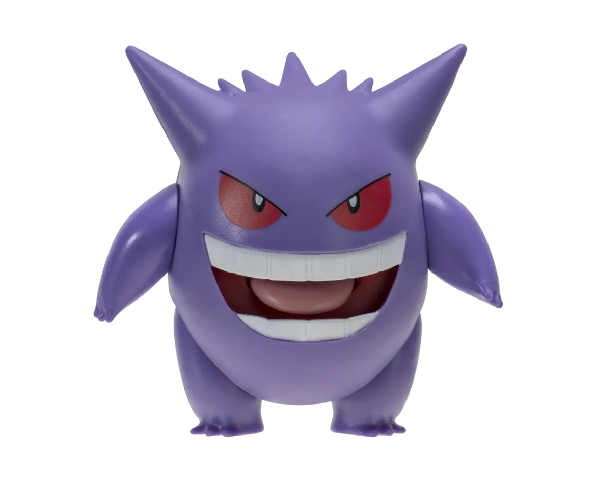 Ken Black Pokémon Gengar Battle Feature Figure - 11.5cm Gengar Battle Figure with Extending Tongue| Trading Cards & Collectibles