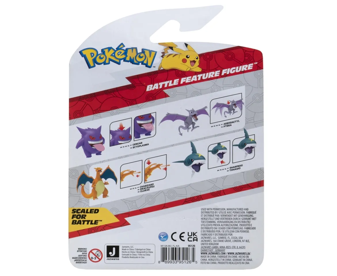 Ken Black Pokémon Gengar Battle Feature Figure - 11.5cm Gengar Battle Figure with Extending Tongue| Trading Cards & Collectibles