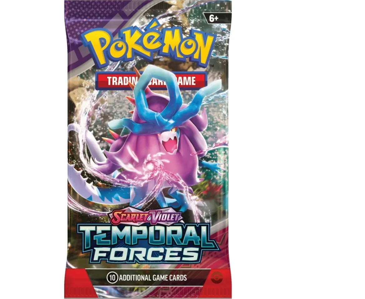 Ken Black Pokémon Trading Card Game (TCG): Scarlet & Violet Temporal Forces Booster Pack Assortment| Trading Cards & Collectibles