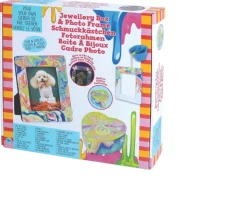 Ken Black Pour Paint - Jewelry Box & Photo Frame| Art & Crafts