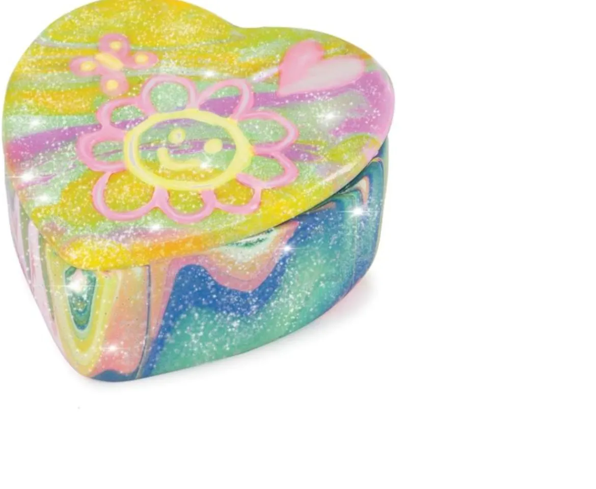 Ken Black Pour Paint - Jewelry Box & Photo Frame| Art & Crafts