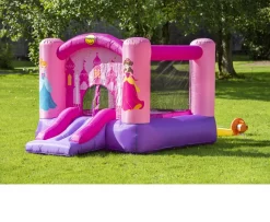 Ken Black Princess Bouncy Castle with Slide| Bouncy Castle & Inflatables