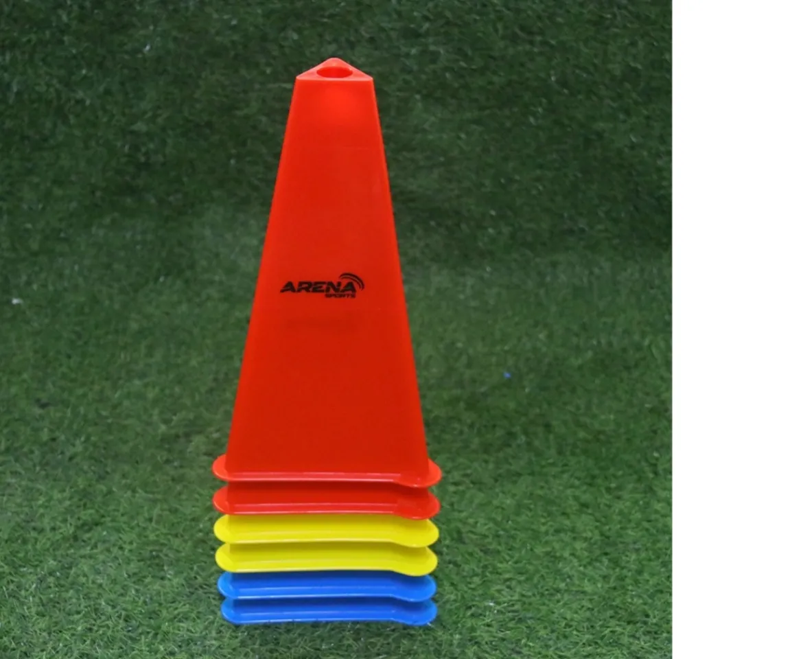 Ken Black 12" Training Cone Set 6 pack| Sports