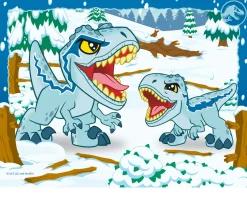 Ken Black Ravensburger Jurassic World Explorers 4 in a Box (12, 16, 20, 24 piece) Jigsaw Puzzles - Ready to ex| Ravensburger|Puzzles