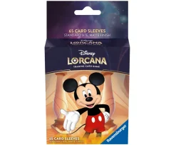 Ken Black Ravensburger Lorcana Card Sleeve Mickey Mouse| Trading Cards & Collectibles