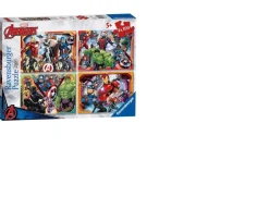 Ken Black Ravensburger Marvel Avengers Assemble 4 x 100 Piece Bumper Puzzle Pack| Ravensburger|Puzzles