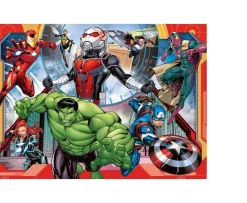 Ken Black Ravensburger Marvel Avengers Assemble 4 x 100 Piece Bumper Puzzle Pack| Ravensburger|Puzzles