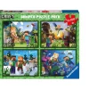 Ken Black Ravensburger Minecraft 4 x 100 Piece Bumper Pack Jigsaw Puzzle| Ravensburger|Puzzles