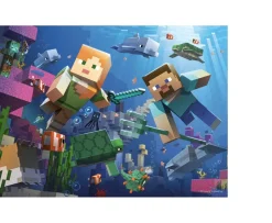 Ken Black Ravensburger Minecraft 4 x 100 Piece Bumper Pack Jigsaw Puzzle| Ravensburger|Puzzles