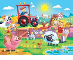 Ken Black Ravensburger My First Floor Puzzle - Fun on the Farm My First 16pc Floor Puzzle| Ravensburger|Puzzles