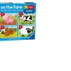 Ken Black Ravensburger My First Puzzle: On the Farm with Oink, Moo, Cluck and Baa| Ravensburger|Puzzles
