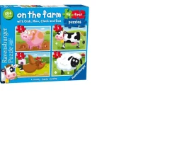 Ken Black Ravensburger My First Puzzle: On the Farm with Oink, Moo, Cluck and Baa| Ravensburger|Puzzles