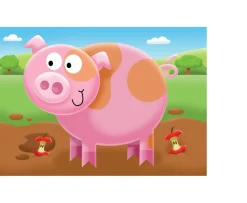 Ken Black Ravensburger My First Puzzle: On the Farm with Oink, Moo, Cluck and Baa| Ravensburger|Puzzles