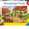 Ken Black Ravensburger On the Farm 2x12 piece Jigsaw Puzzles| Ravensburger|Puzzles