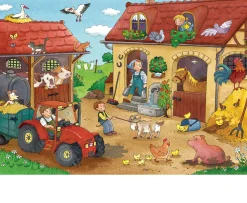 Ken Black Ravensburger On the Farm 2x12 piece Jigsaw Puzzles| Ravensburger|Puzzles