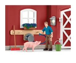 Ken Black Red Barn with Animals and Accessories| Farm Model Vehicles & Playsets