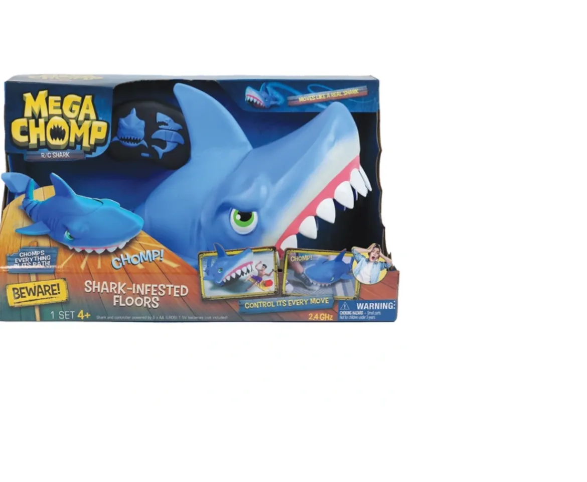 Ken Black Remote Control Mega Chomp Shark| Building & Vehicle Toys