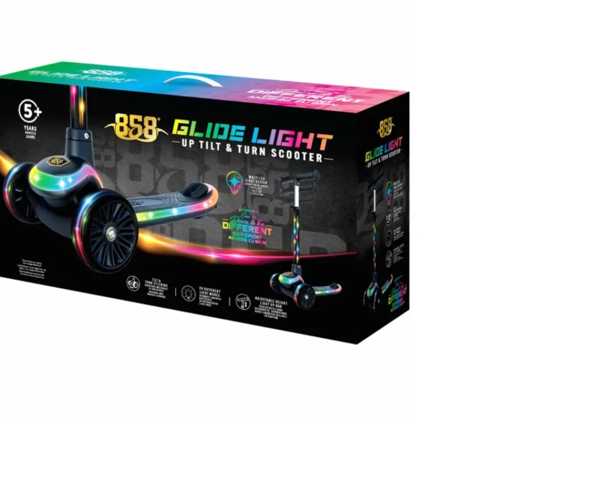 Ken Black Ride 858 Glide Light Up Scooter| Scooters
