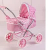 Ken Black Rosie Doll Pram in Pink Spot Print| Dolls & Dollhouses